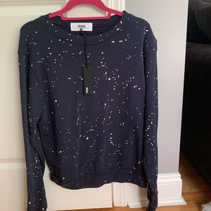Navy Soul cycle sweatshirt